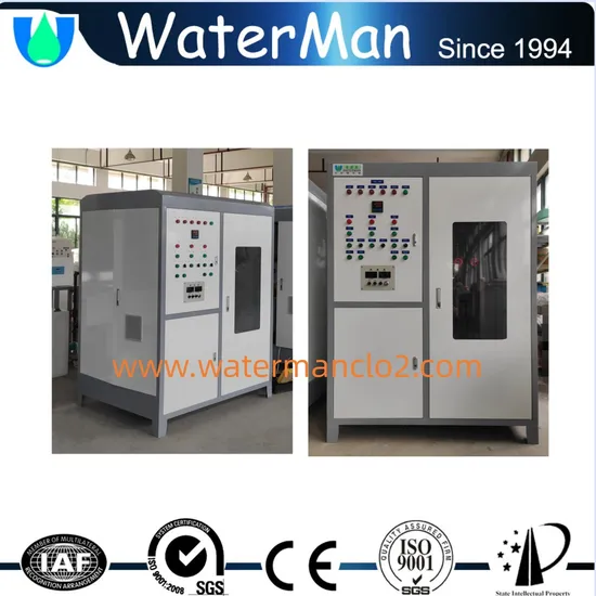 전해 희석 해수 차아염소산 나트륨 생성기 10L/H Naclo